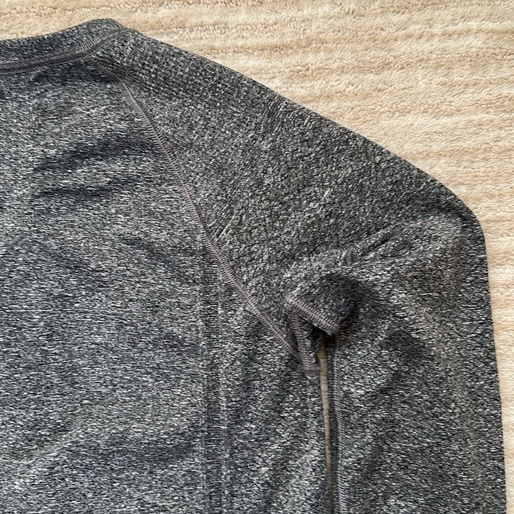 Athleta Tracker Half Zip Pullover Gray Size Small - image 9